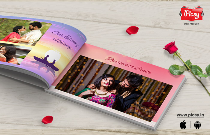 Personalized Anniversary photo book for your wife