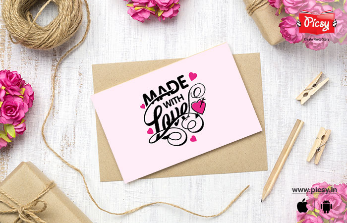 Show Love Through Doodling Homemade Valentine's Card
