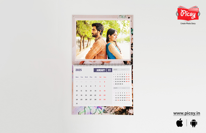 Photo calendar for Wall Decor