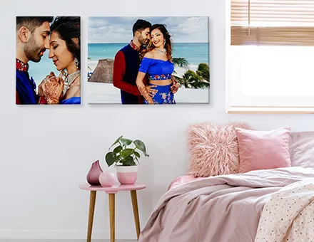 8 creative ideas for timeless wedding canvas print