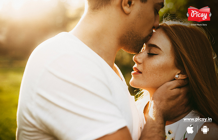 Free Photos - A Man And A Woman In A Dark Room, Standing Close To Each  Other And Sharing An Intimate Kiss. The Couple Is The Main Focus Of The  Picture, With