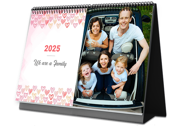 Lovely Family Custom Photo Calendars