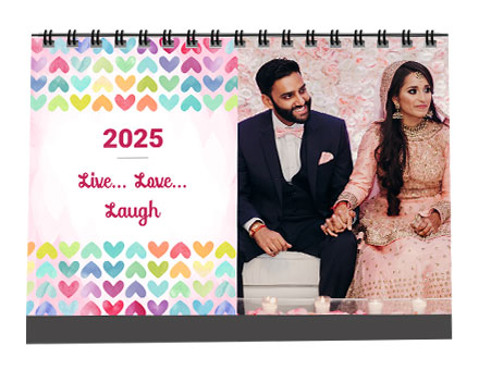 Love Vibes Custom Photo Calendars