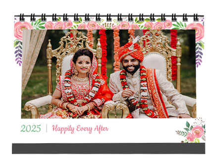 Wondrous Wedding Personalized Photo Calendars